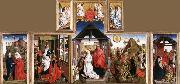 unknow artist Nativity Triptych Germany oil painting reproduction